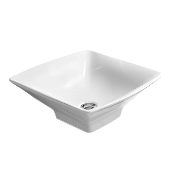 حوض اندبندنت مربع G 4145 مقاس 45 × 45 سم أبيض ايديال ستاندرد