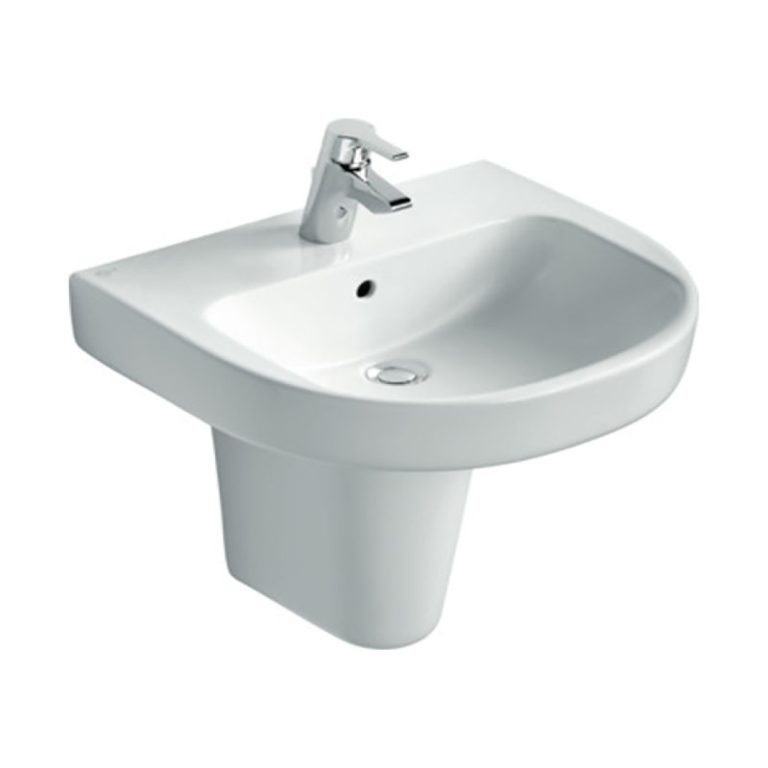 حوض معلق تيسي G351501 مقاس 55 /65 سم أبيض ايديال ستاندرد