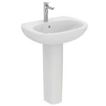 حوض تيسي G351501 عامود طويل مقاس 55/65 سم أبيض ايديال ستاندرد