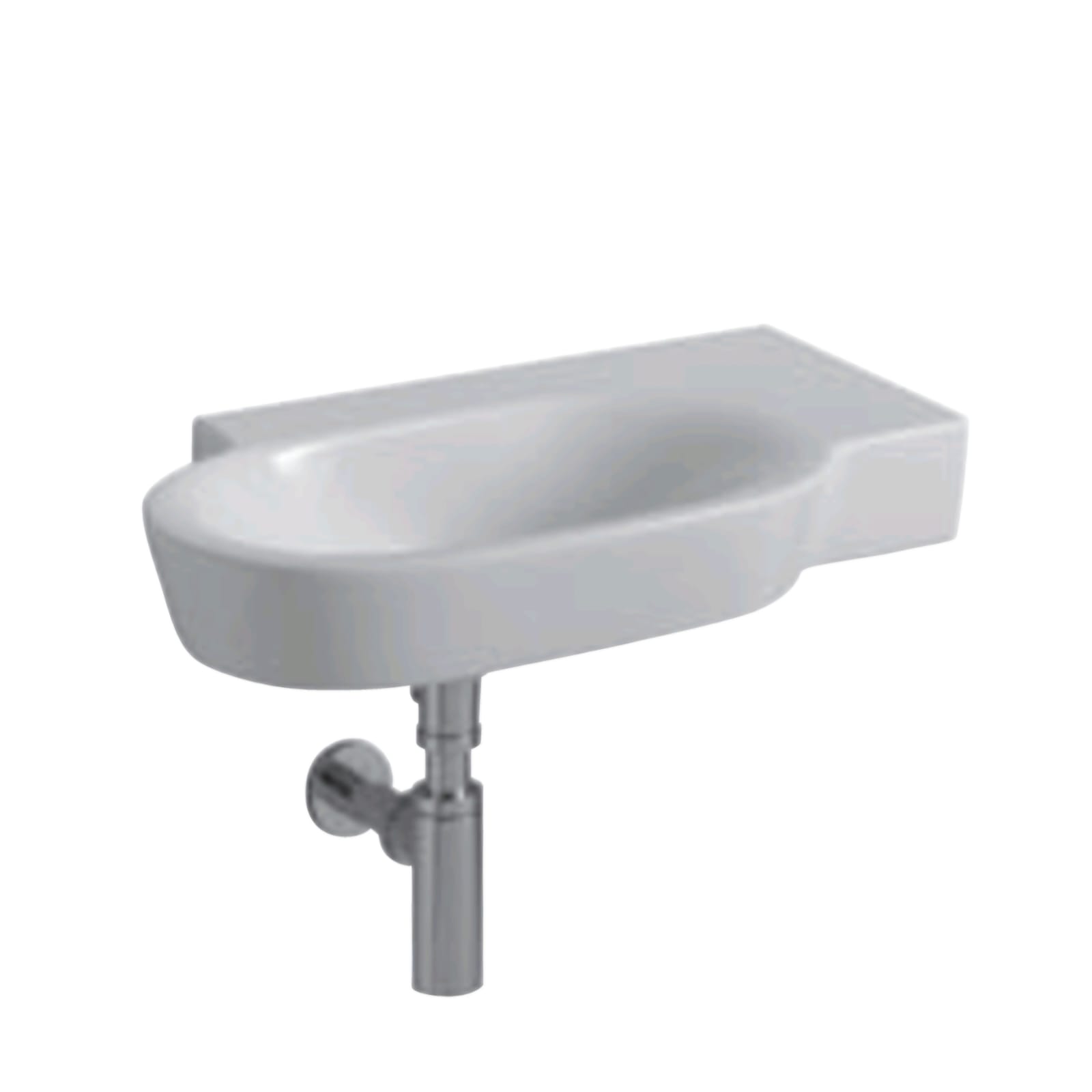 حوض جست يمين حوض تونك جست يمين K0704 مقاس 60 سم أبيض ايديال ستاندرد