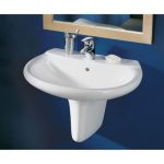 حوض كيميرا معلق G 0248 اللون أبيض 48 سم ايديال ستاندرد