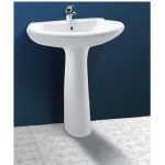 حوض كيميرا G 0270 عامود طويل 70 سم اللون أبيض ايديال ستاندرد