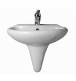 حوض كيميرا معلق G 0270 اللون أبيض 70 سم ايديال ستاندرد