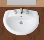 حوض مانتا كونترتوب R4163 مقاس 60سم أبيض ايديال ستاندرد