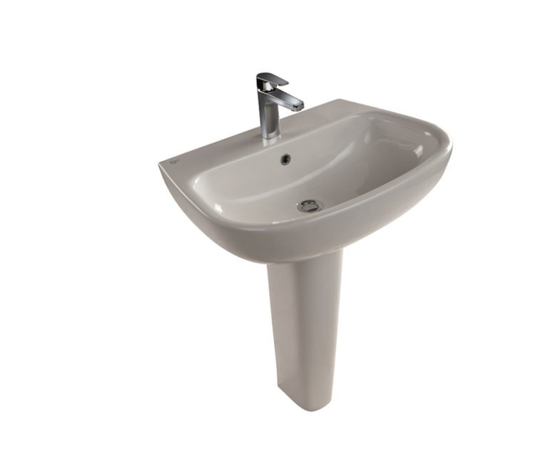 حوض نيو ايسيدرا G286501 G285501 عامود طويل 65 /55سم أبيض ايديال ستاندرد