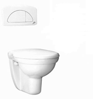 مرحاض معلق سان ريمو اللون أبيض من ايديال ستاندرد