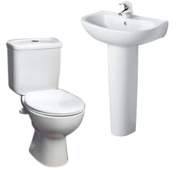 طقم سبيس ايديال عامود طويل سيديلى عادى ابيض