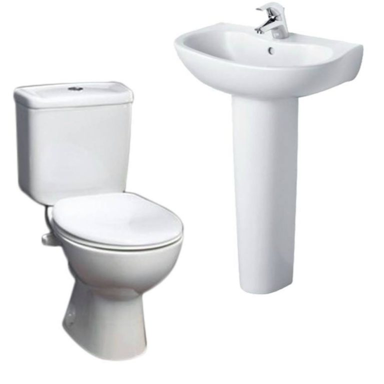 طقم سبيس ايديال عامود طويل سيديلى عادى ابيض