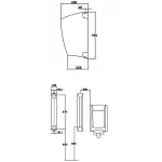 ⁦فاصل مبولة G 4100 اللون أبيض من ايديال ستاندرد⁩ - الصورة ⁦3⁩