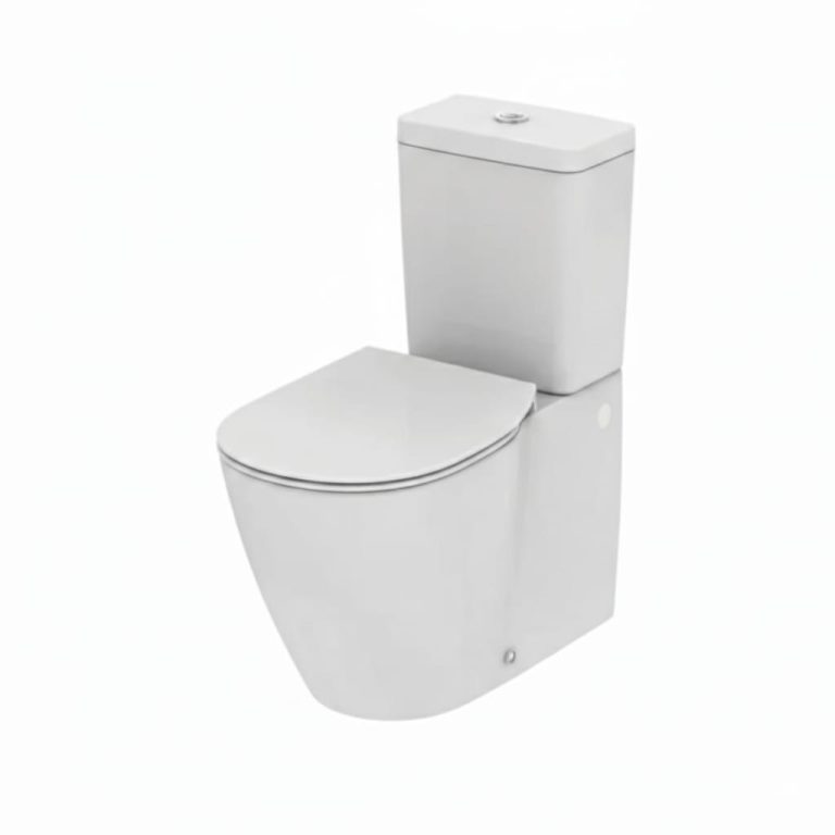 مرحاض كونكت ملاصق للحائط E782101 ذاتي الغلق أبيض ايديال ستاندرد
