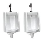 مبولة كبيرة بالدوش والصرف/تغذية خلفية G 4023 / 4022 / 4021 اللون أبيض من ايديال ستاندرد