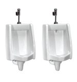 مبولة كبيرة بالدوش والصرف/تغذية خلفية G 4023 / 4022 / 4021 اللون أبيض من ايديال ستاندرد