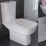 ⁦مرحاض نيو ايسيدرا G 282501 سيديلي ذاتي الغلق أبيض ايديال⁩ - الصورة ⁦2⁩
