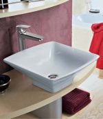 حوض اندبندنت مربع G 4145 مقاس 45 × 45 سم أبيض ايديال ستاندرد