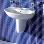 حوض ٤٥ سم بالعامود المعلق سان ريمو من ايديال ستاندرد