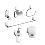 طقم إكسسوار الحمام 93400 ستاندرد 6 قطع لون نيكل كروم Standard Chrome