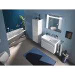 ⁦حوض موبيليا نمبر وان Duravit No 1 اللون أبيض المقاس 80*46 سم من ديورافيت⁩ - الصورة ⁦3⁩