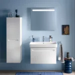 ⁦حوض موبيليا نمبر وان Duravit No 1 اللون أبيض المقاس 65*46 سم من ديورافيت⁩ - الصورة ⁦3⁩