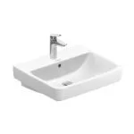 حوض موبيليا نمبر وان Duravit No 1 اللون أبيض المقاس 60*46 سم من ديورافيت