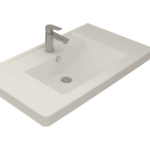 حوض لوحدة موبيليا ايكاروس اللون برجامون مقاس 85 × 49 سم من سانيبيور