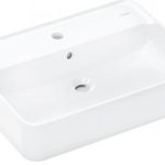 حوض ابون تايد Q يثبت فوق سطح أفقى اللون أبيض مقاس 60 سم من هانز جروهى
