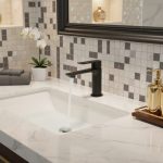 ⁦خلاط حوض وش روكا اسود مط ديكور ارتفاع 20 سم Chinese Roka Black⁩ - الصورة ⁦2⁩