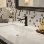 ⁦خلاط حوض وش روكا اسود مط ديكور ارتفاع 20 سم Chinese Roka Black⁩ - الصورة ⁦2⁩