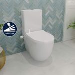 مرحاض ماتريكس دائري سيديلي ذاتي الغلق اللون أبيض من ليسيكو