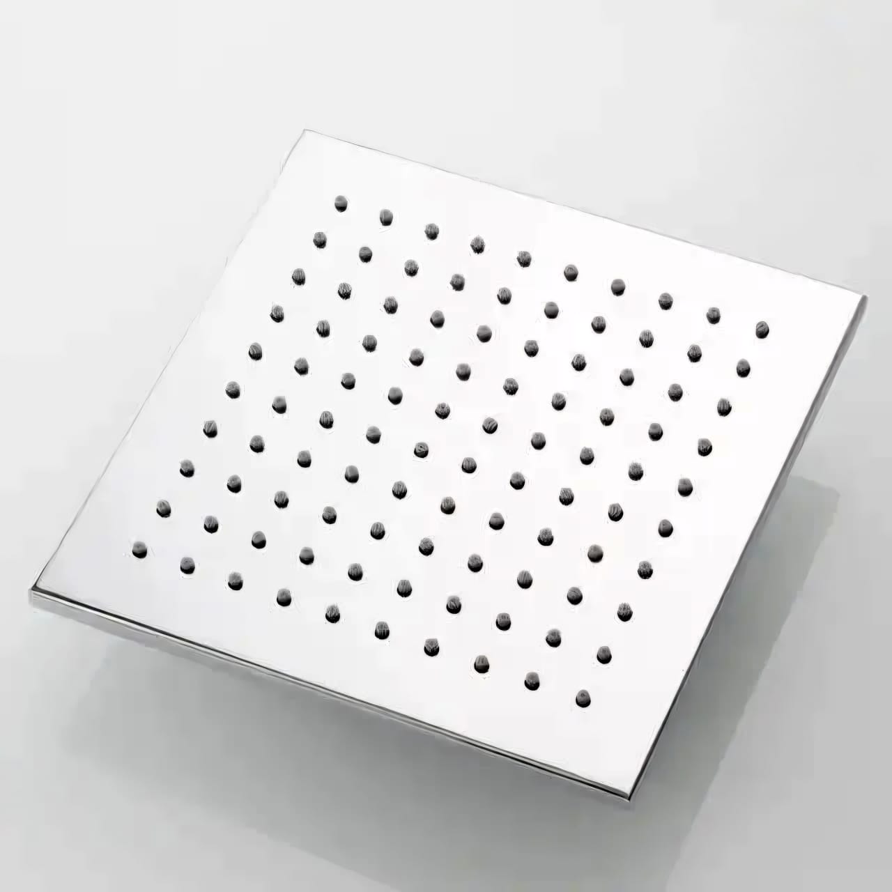 طاسة دش استانلس 30 × 30 سم مربعة 1 مم بامب نيكل كروم متحركة طاسة دش استانلس مربعة 1 مم بامب نيكل كروم متحركة