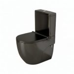 مرحاض ماتريكس دائري ليسيكو سيديلي ذاتي الغلق إسود