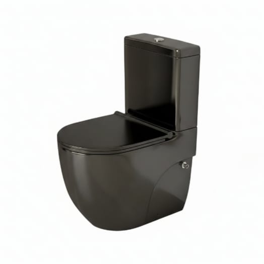 قاعدة ماتريكس مدور اسود مرحاض ماتريكس دائري ليسيكو سيديلي ذاتي الغلق إسود