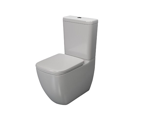 مرحاض ماتريكس مربع سيديلي ذاتي الغلق اللون أبيض من ليسيكو