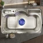 ⁦حوض كورينا HJIS 850 PF استانلس 85×51.5 سم مع إكسسوارات⁩ - الصورة ⁦2⁩