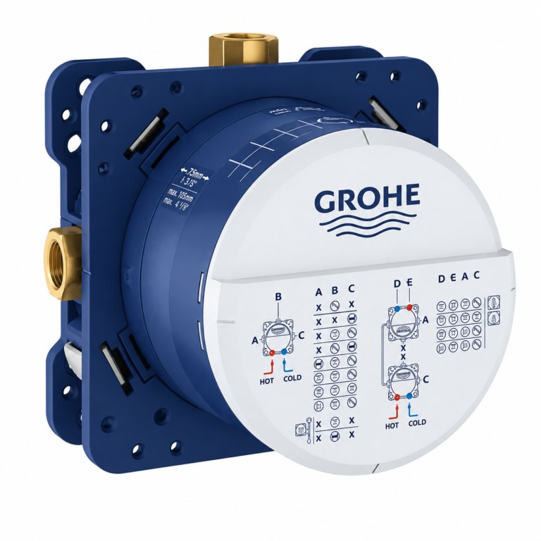 جسم-رابيدو-سمارت-بوكس-لخلاط-الدش-او-البانيو-الدفن-3-مخرج-من-جروهي-Rapido-SmartBox-GROHE-356