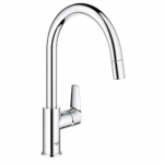 خلاط مطبخ شداد جروهي باو ايدج 30536000 بالرأس القابلة للسحب والإفلات GROHE BAUEDGE