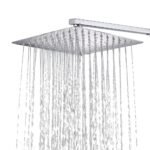 طاسة دش إستانلس 20*20 سم مقبل مربع (بدون مخرج)