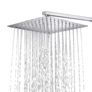 طاسة دش إستانلس 30*30 سم مقبل مربع (بدون مخرج)